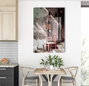 Wallity Cuadro decorativo de cristal templado Banksy 1888 - 70 x 100 cm